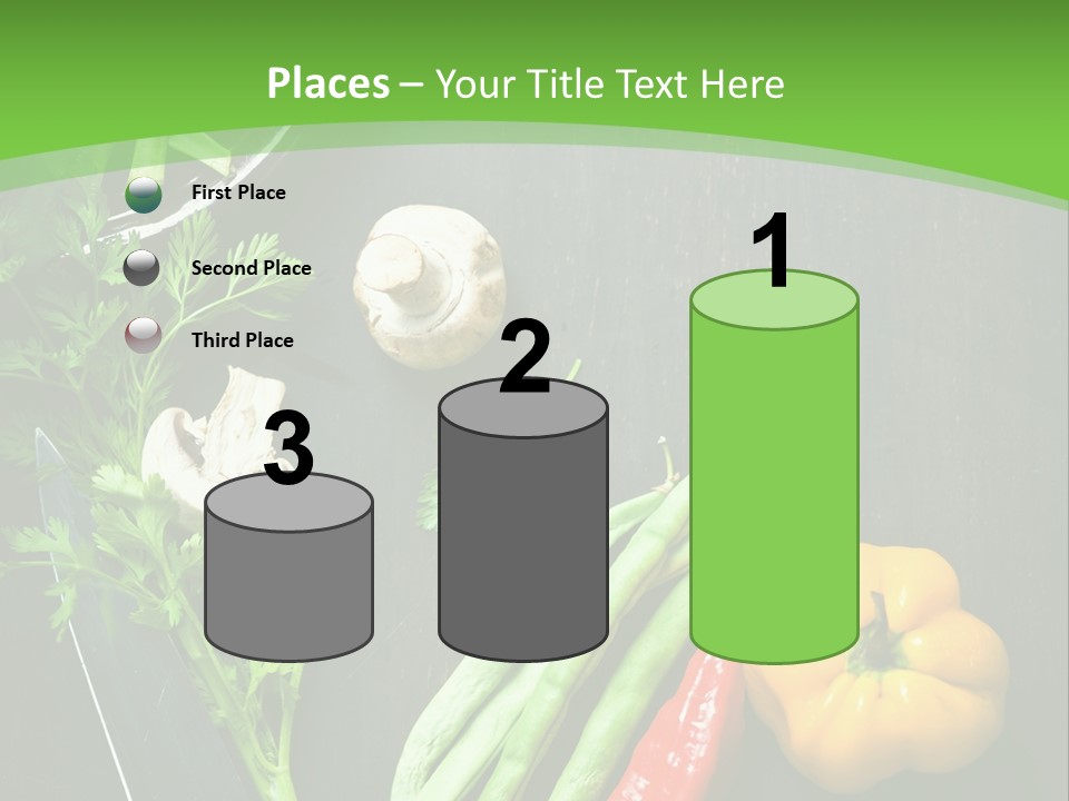 Food And Drink Vegan Food Studio Shot PowerPoint Template