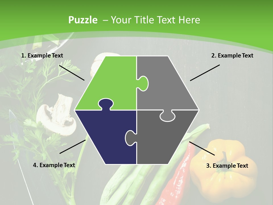 Food And Drink Vegan Food Studio Shot PowerPoint Template