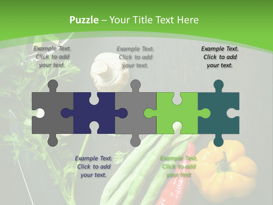 Food And Drink Vegan Food Studio Shot PowerPoint Template