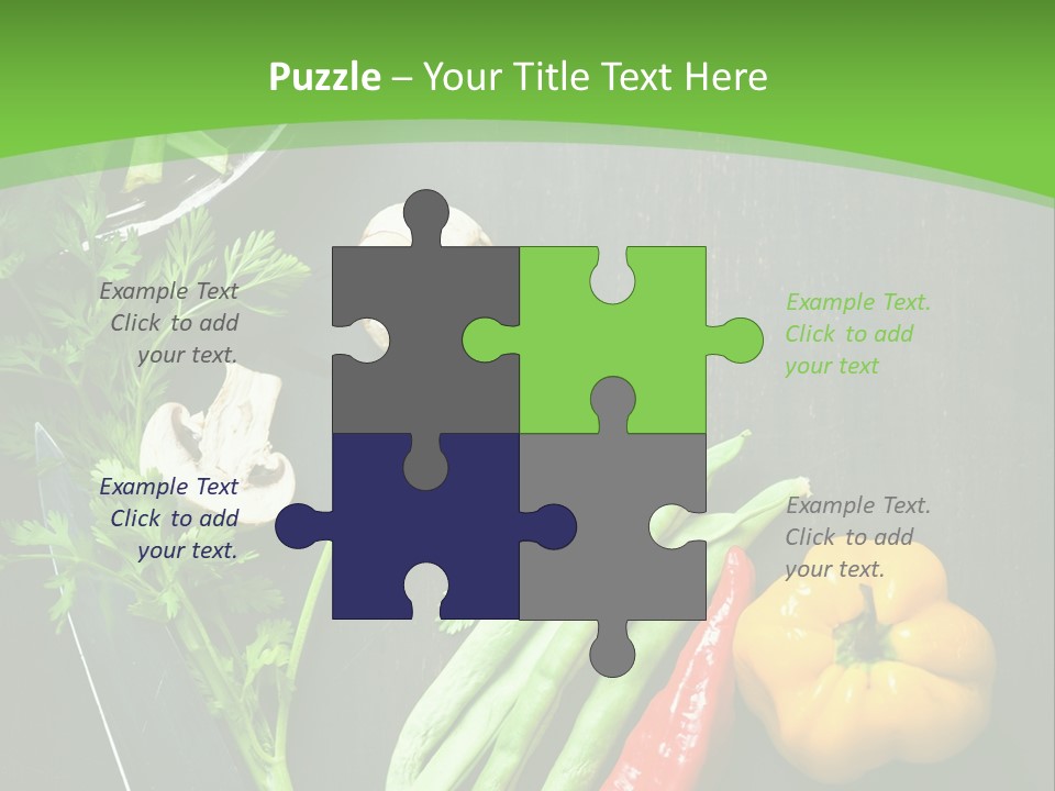 Food And Drink Vegan Food Studio Shot PowerPoint Template