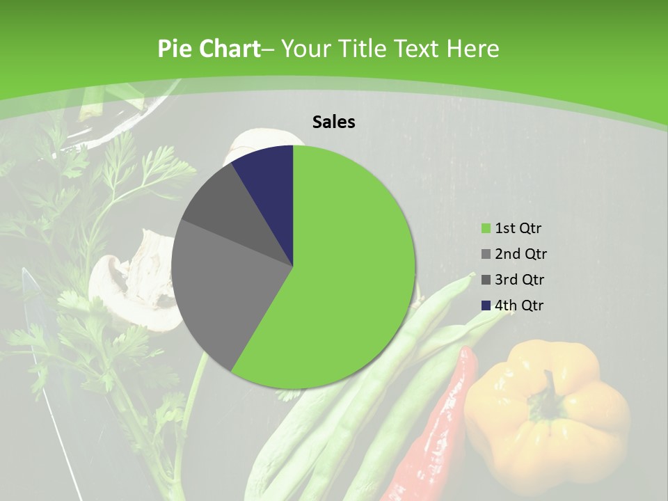 Food And Drink Vegan Food Studio Shot PowerPoint Template