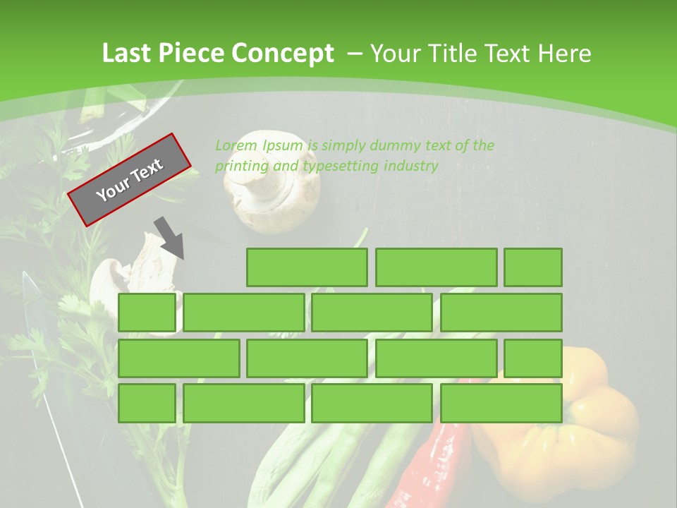 Food And Drink Vegan Food Studio Shot PowerPoint Template