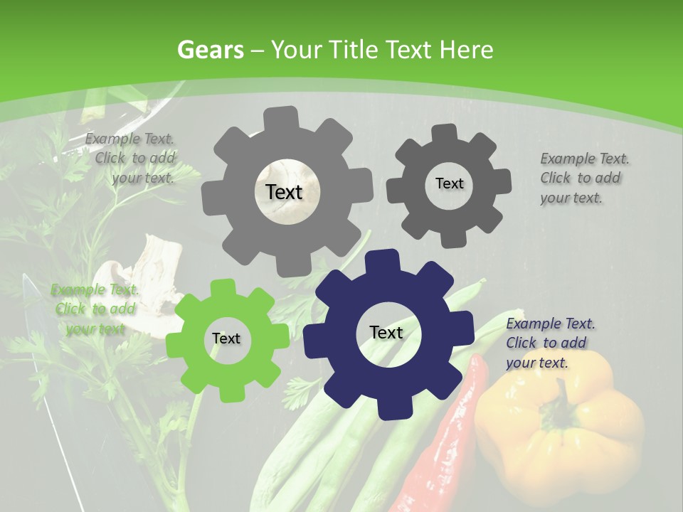 Food And Drink Vegan Food Studio Shot PowerPoint Template