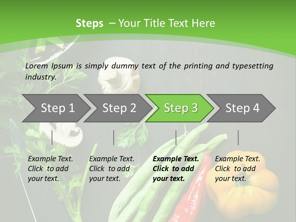 Food And Drink Vegan Food Studio Shot PowerPoint Template