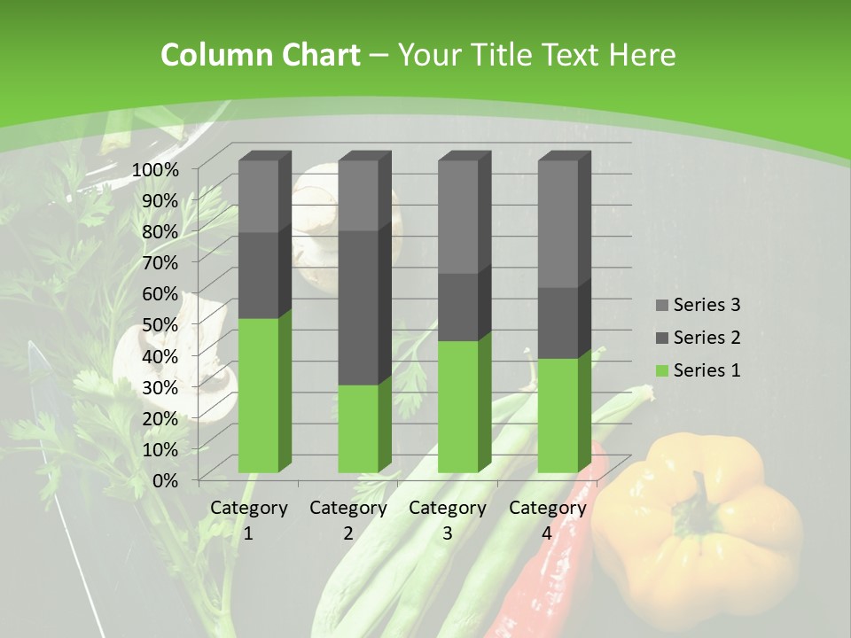 Food And Drink Vegan Food Studio Shot PowerPoint Template