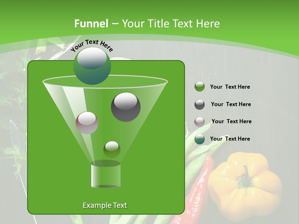 Food And Drink Vegan Food Studio Shot PowerPoint Template