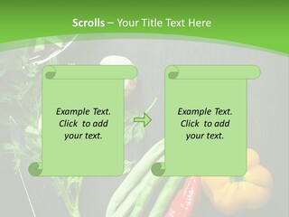 Food And Drink Vegan Food Studio Shot PowerPoint Template