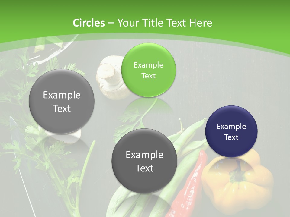 Food And Drink Vegan Food Studio Shot PowerPoint Template