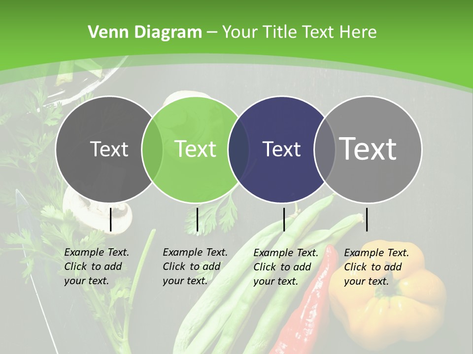 Food And Drink Vegan Food Studio Shot PowerPoint Template