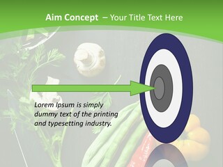 Food And Drink Vegan Food Studio Shot PowerPoint Template