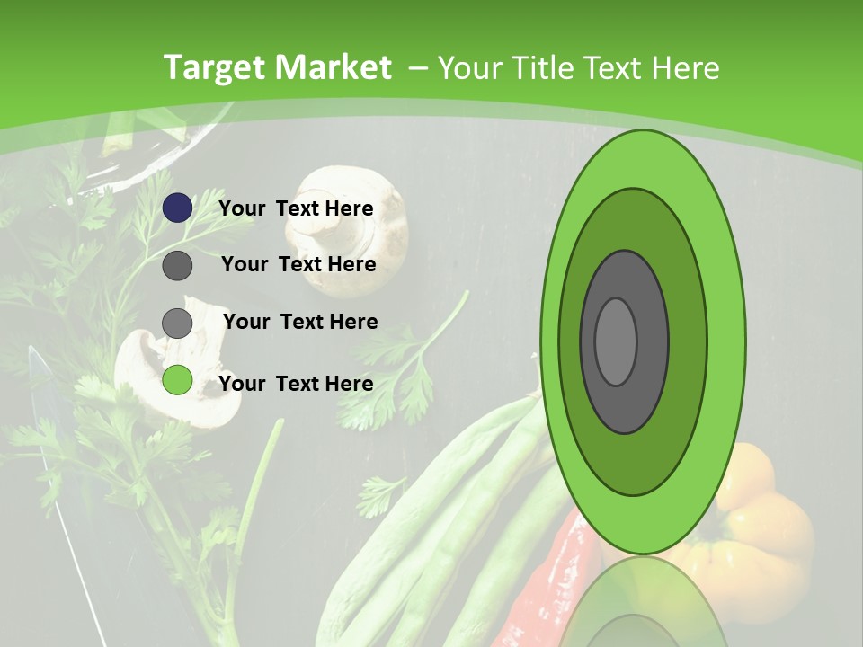 Food And Drink Vegan Food Studio Shot PowerPoint Template