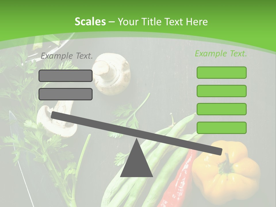 Food And Drink Vegan Food Studio Shot PowerPoint Template