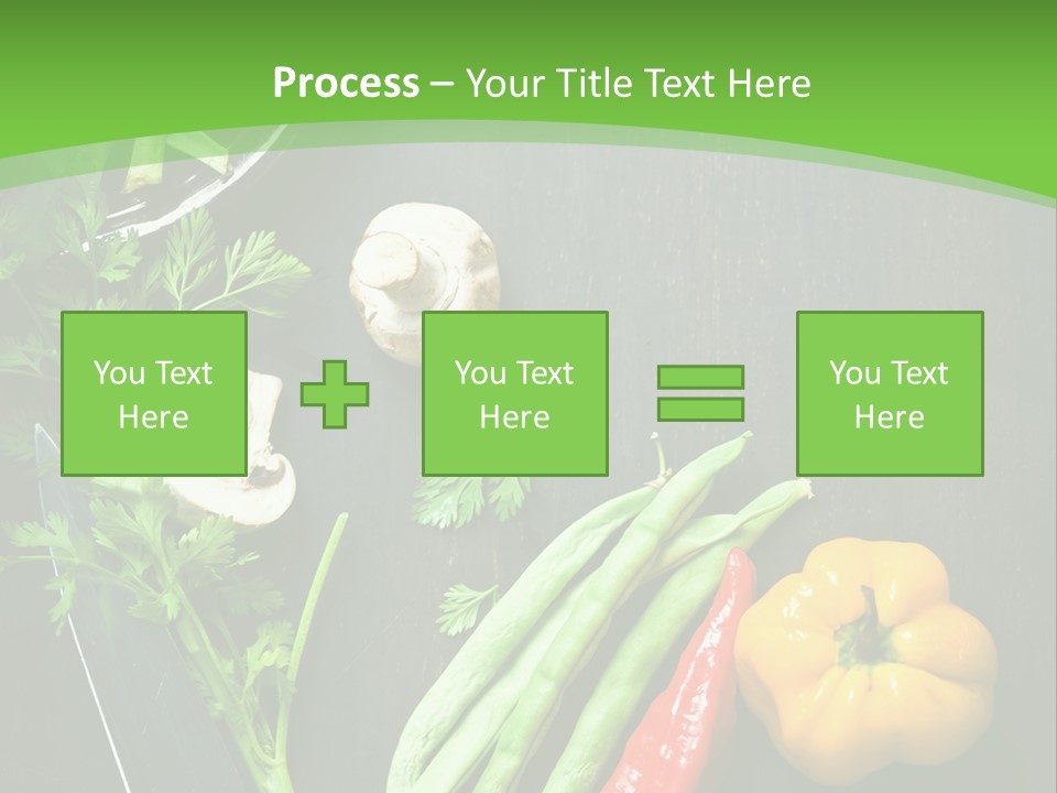 Food And Drink Vegan Food Studio Shot PowerPoint Template