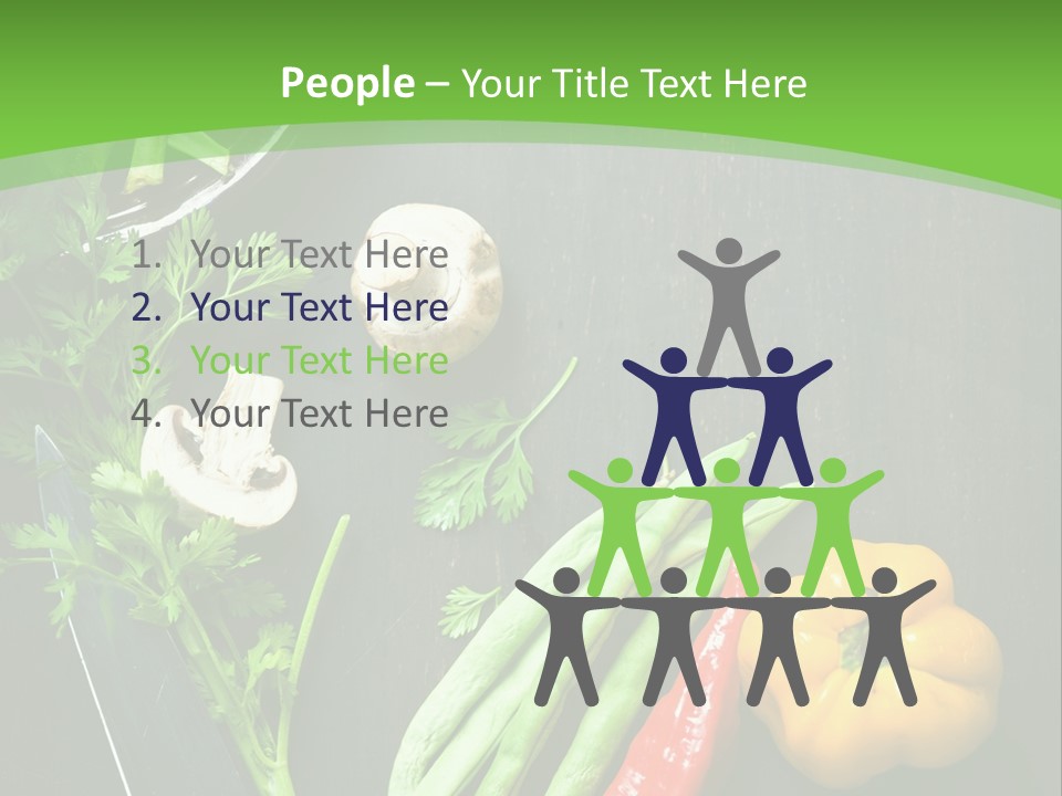 Food And Drink Vegan Food Studio Shot PowerPoint Template