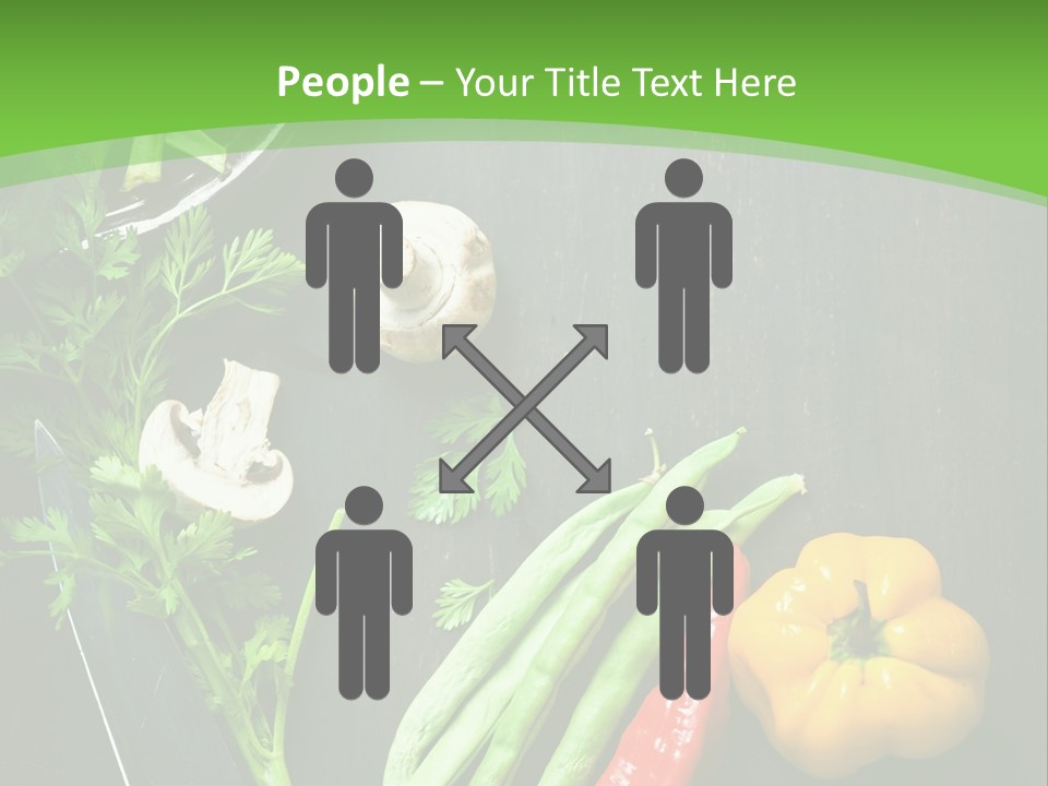 Food And Drink Vegan Food Studio Shot PowerPoint Template