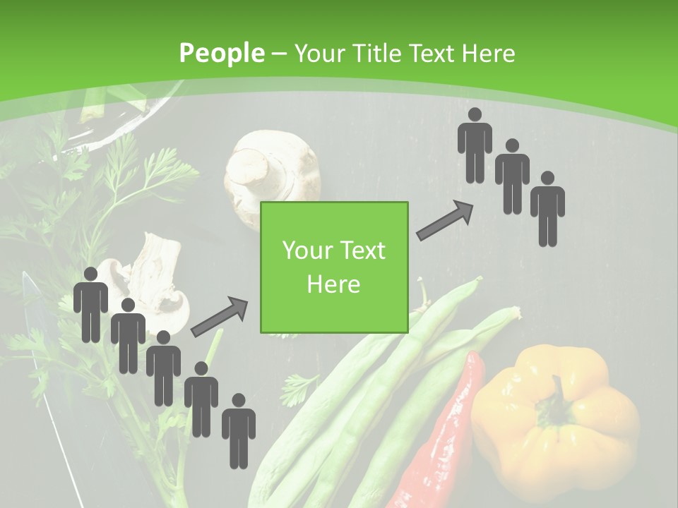 Food And Drink Vegan Food Studio Shot PowerPoint Template