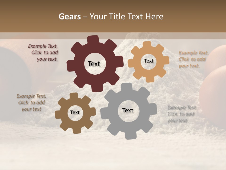 Wall Decoration Pasta PowerPoint Template