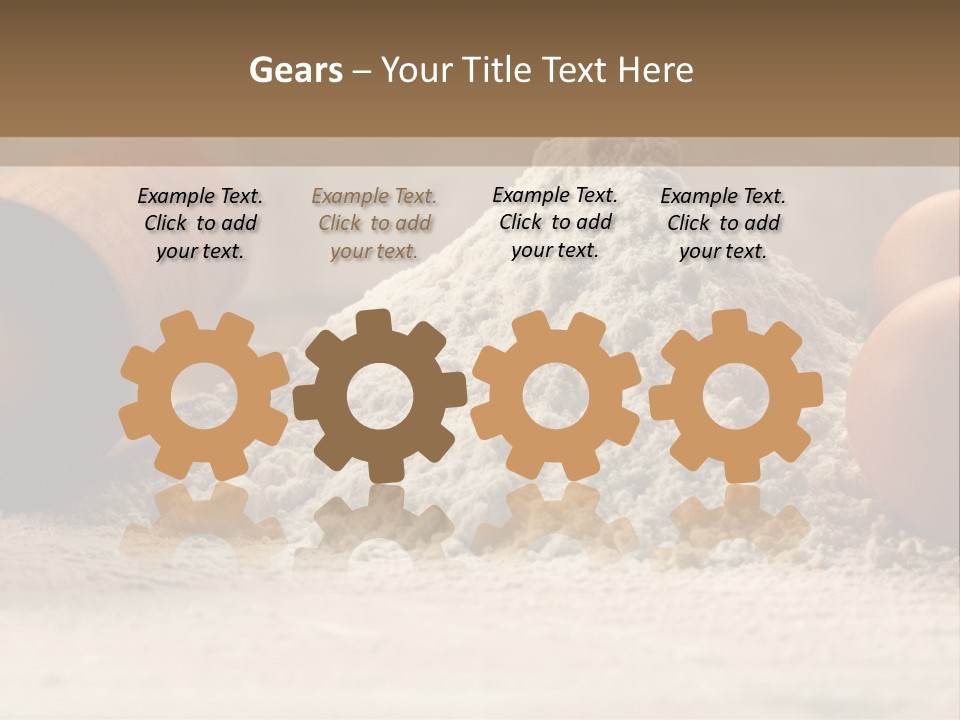 Wall Decoration Pasta PowerPoint Template