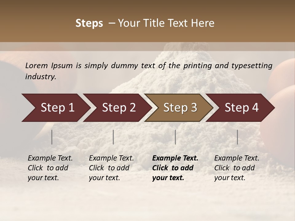 Wall Decoration Pasta PowerPoint Template
