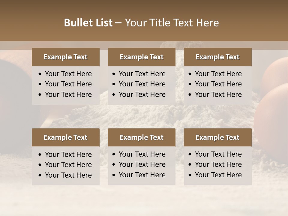 Wall Decoration Pasta PowerPoint Template