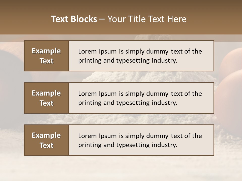 Wall Decoration Pasta PowerPoint Template