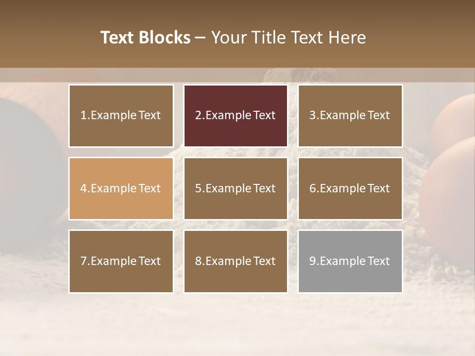 Wall Decoration Pasta PowerPoint Template