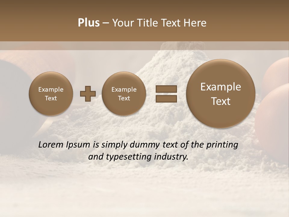 Wall Decoration Pasta PowerPoint Template