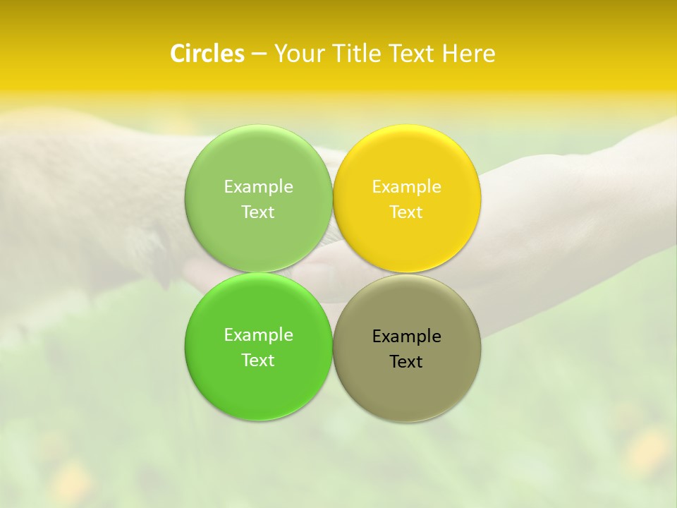 Care Help Hand PowerPoint Template
