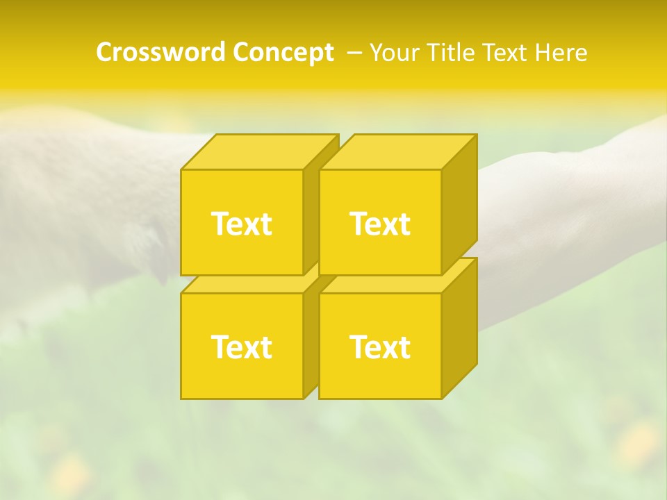 Care Help Hand PowerPoint Template