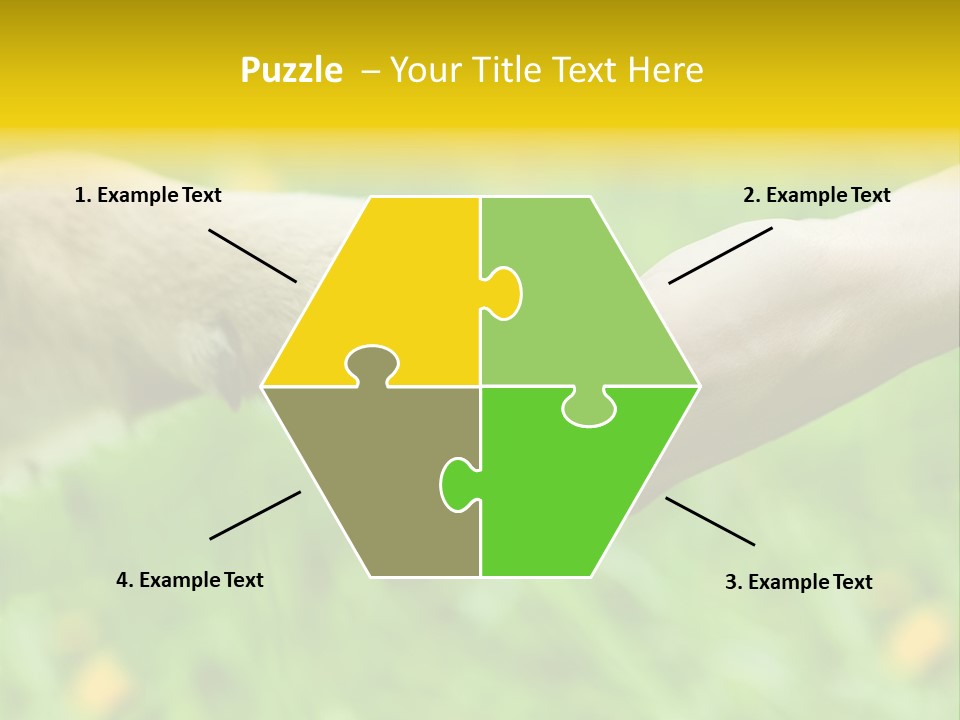 Care Help Hand PowerPoint Template