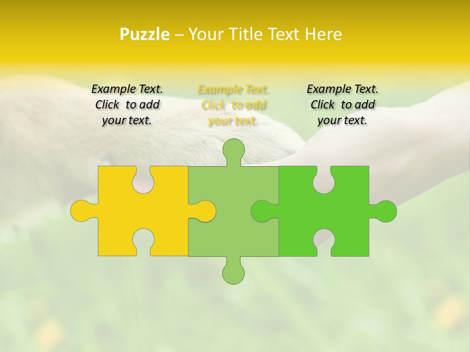 Care Help Hand PowerPoint Template
