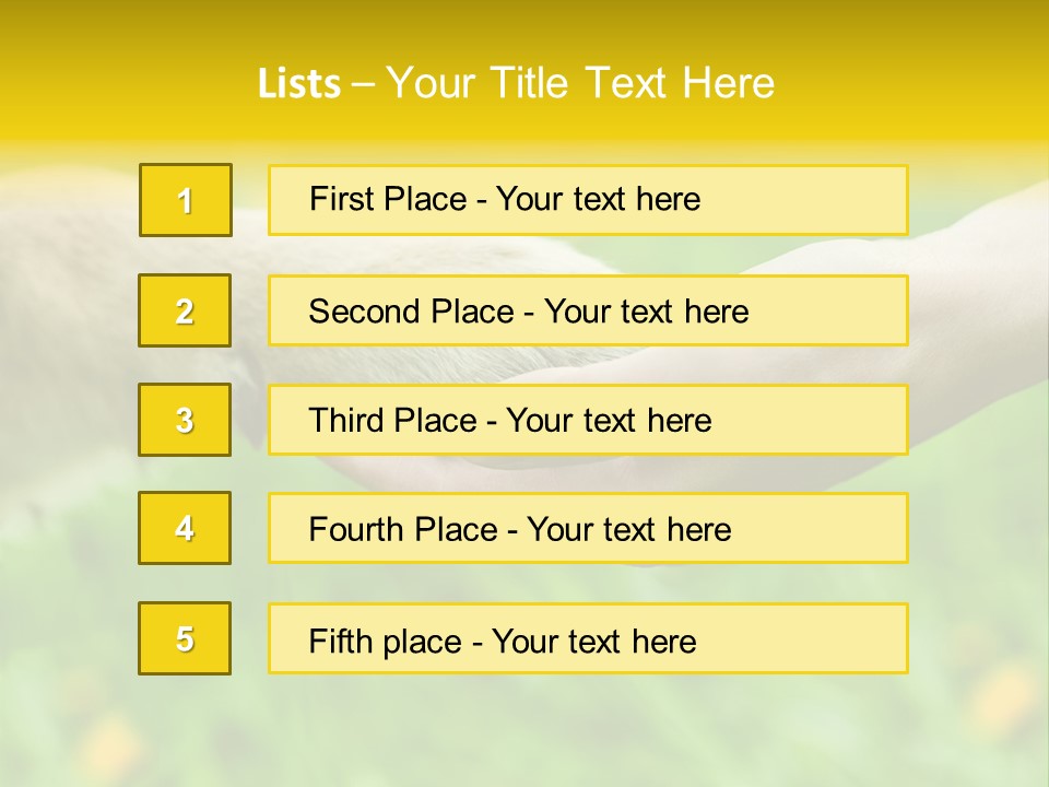 Care Help Hand PowerPoint Template