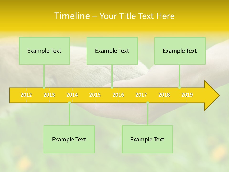 Care Help Hand PowerPoint Template