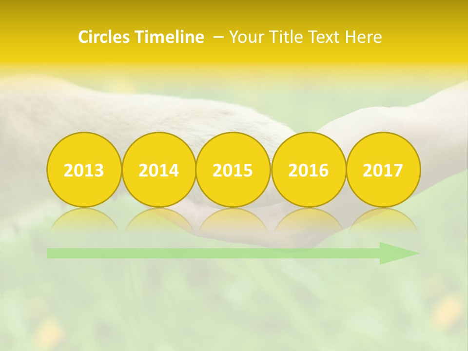 Care Help Hand PowerPoint Template