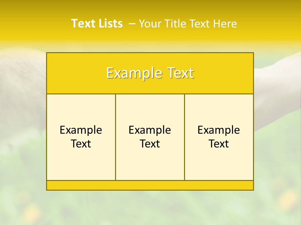 Care Help Hand PowerPoint Template