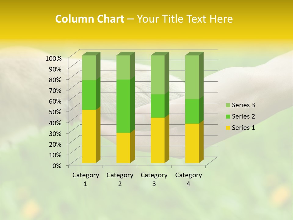 Care Help Hand PowerPoint Template
