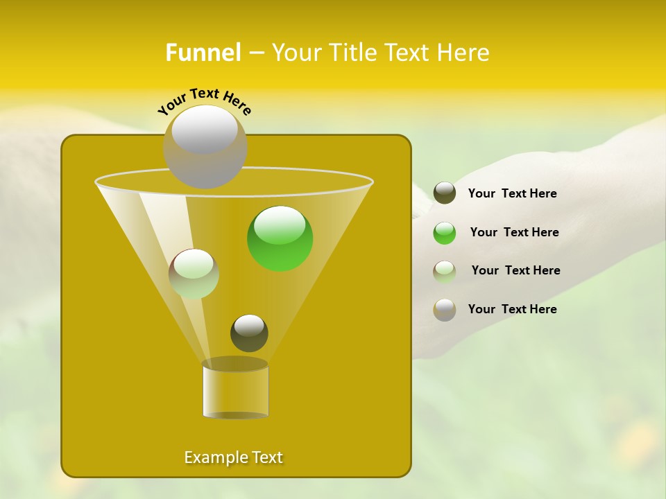 Care Help Hand PowerPoint Template