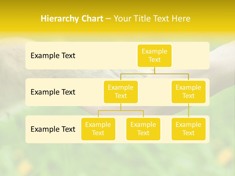 Care Help Hand PowerPoint Template