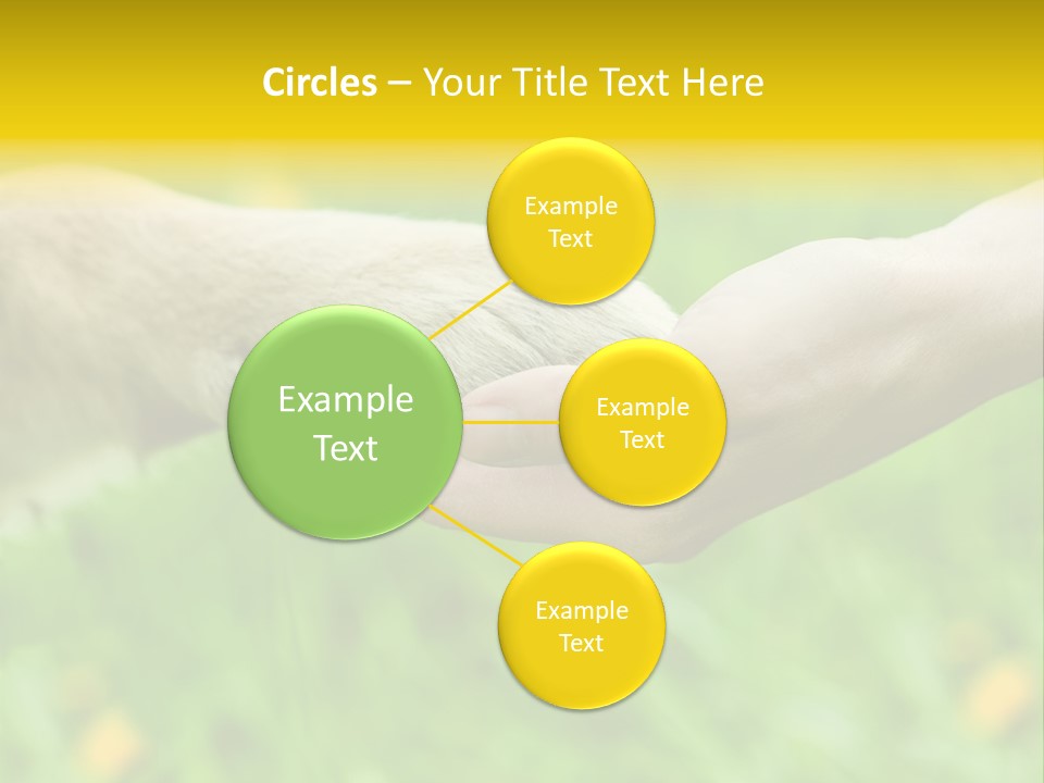 Care Help Hand PowerPoint Template