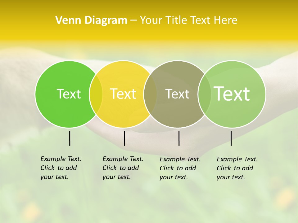 Care Help Hand PowerPoint Template