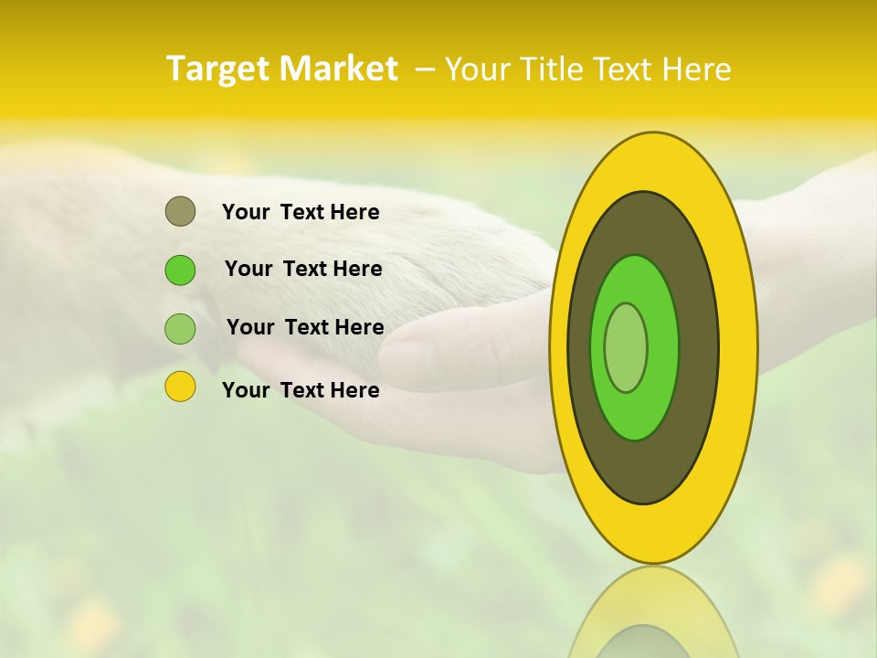 Care Help Hand PowerPoint Template