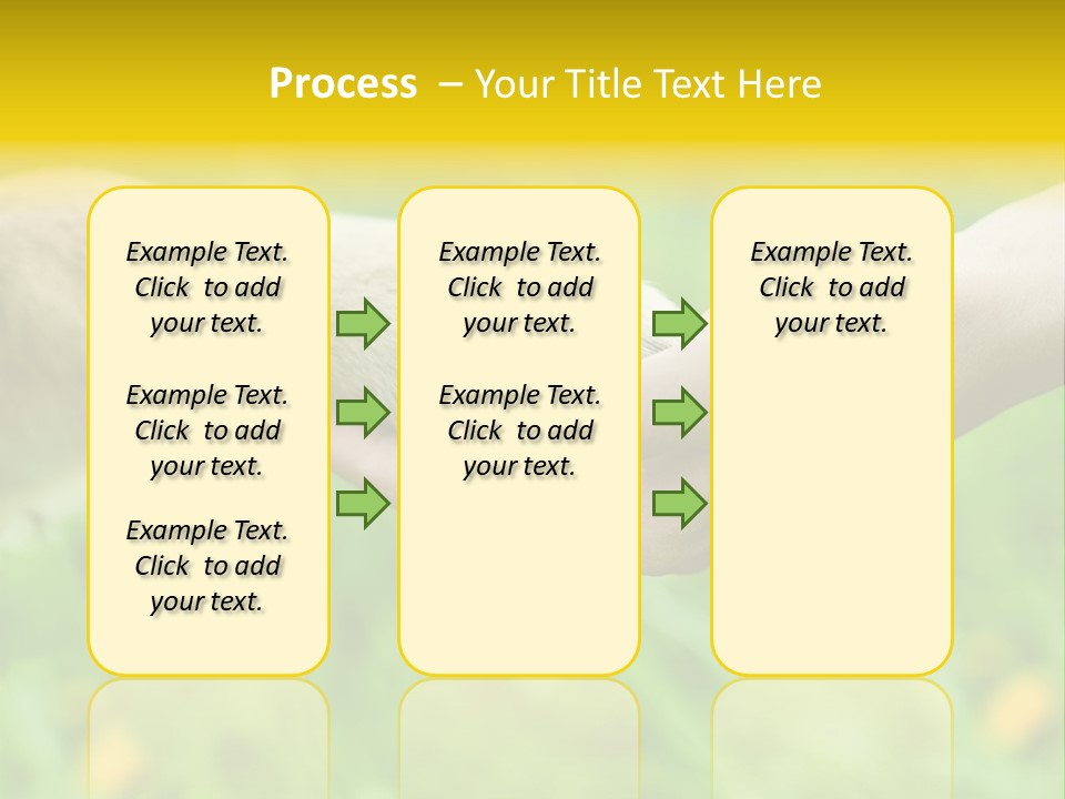 Care Help Hand PowerPoint Template