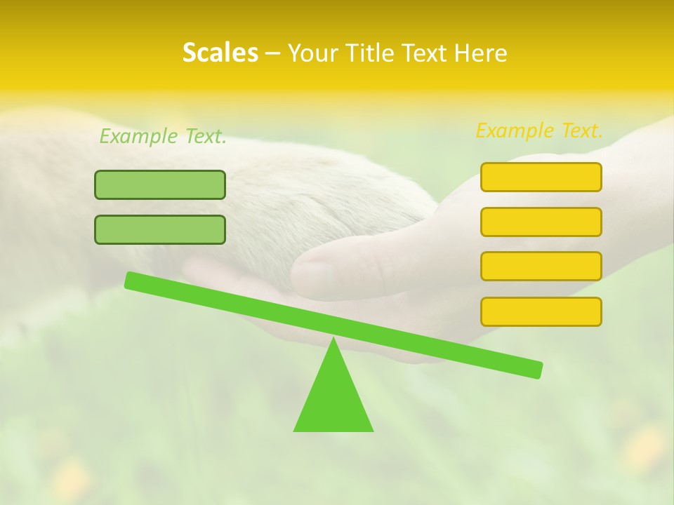 Care Help Hand PowerPoint Template