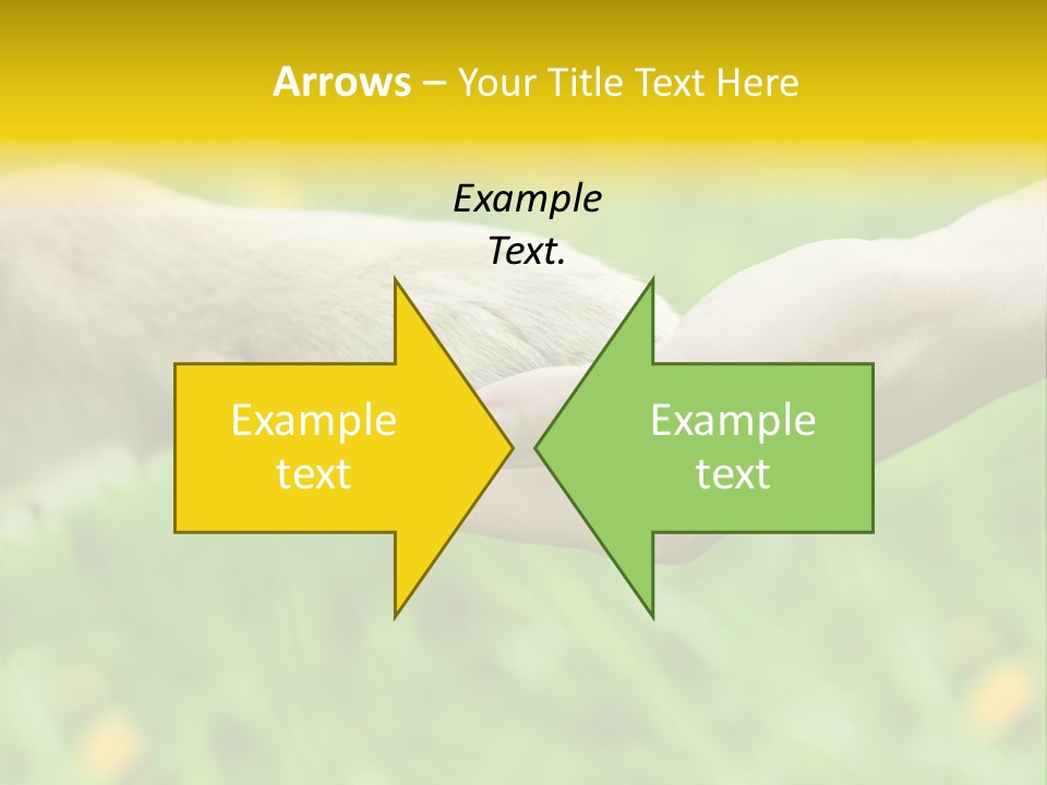 Care Help Hand PowerPoint Template