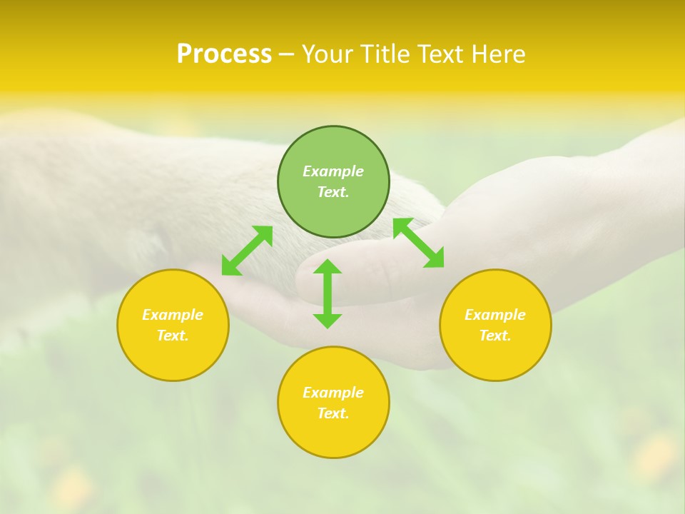 Care Help Hand PowerPoint Template