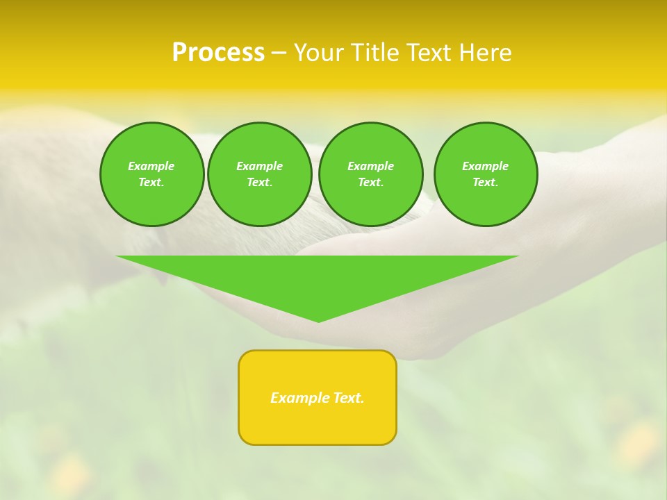 Care Help Hand PowerPoint Template