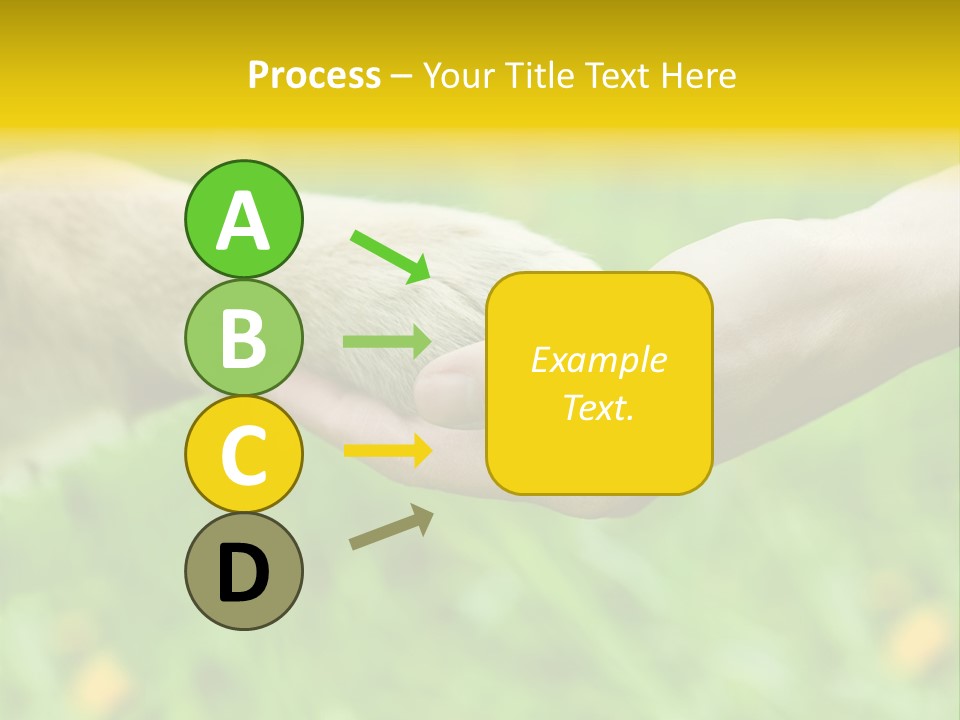 Care Help Hand PowerPoint Template