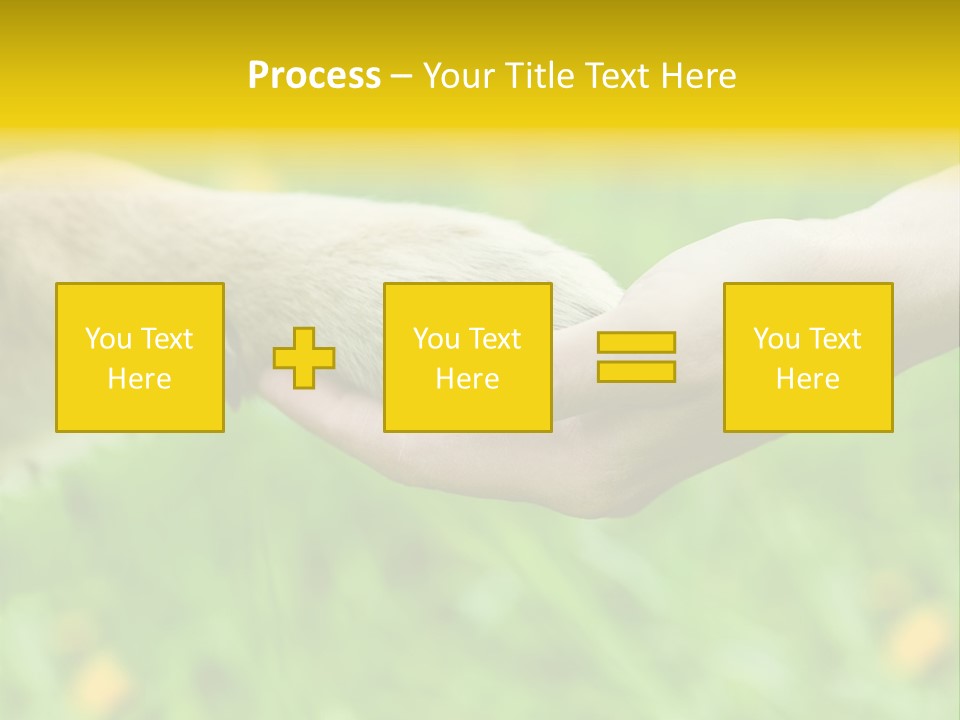 Care Help Hand PowerPoint Template