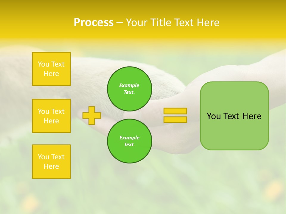 Care Help Hand PowerPoint Template