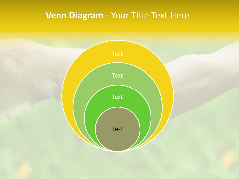 Care Help Hand PowerPoint Template